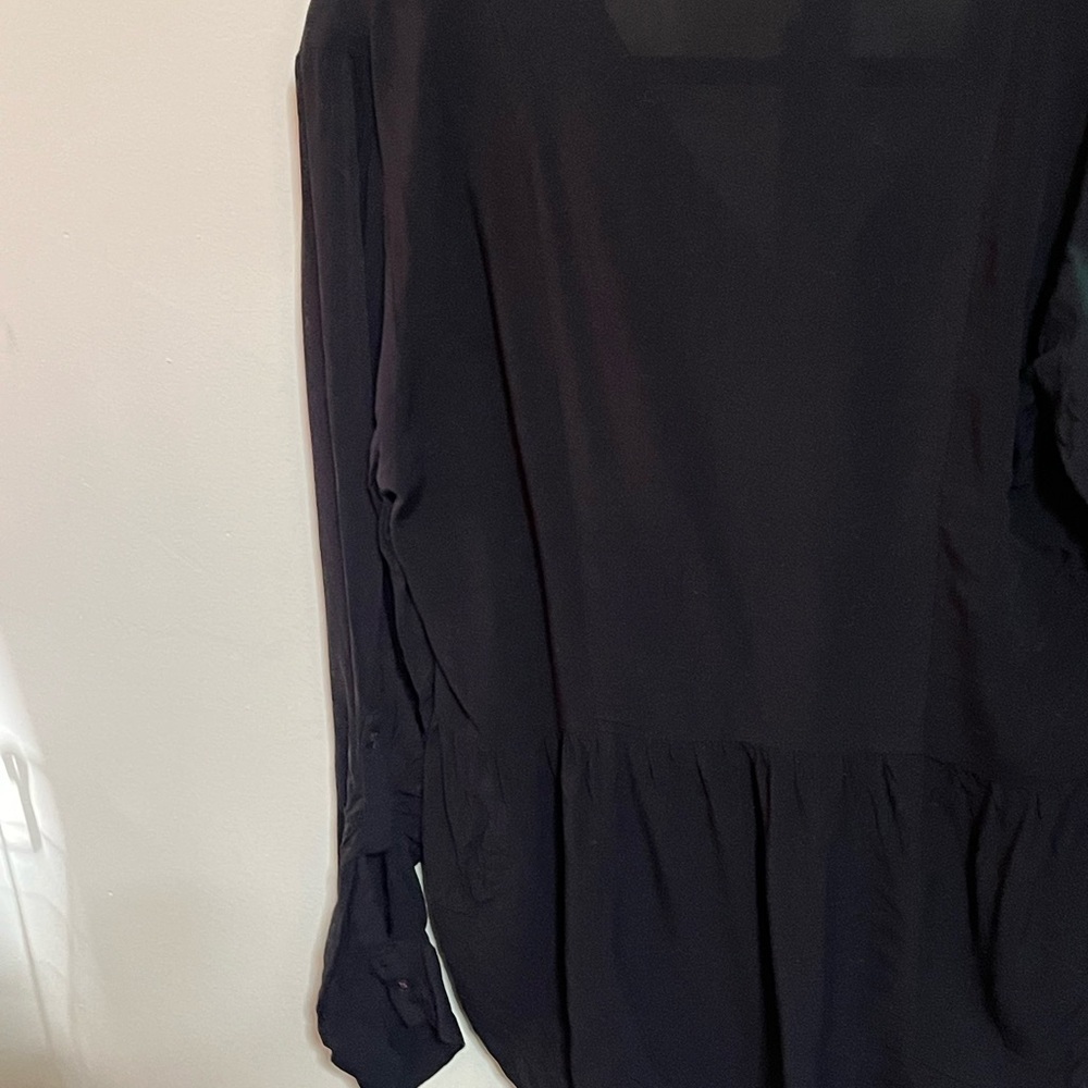 Mauve By Anthropologie Button Down Top Sz 12 - Picture 7 of 10